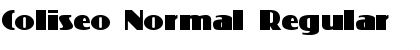 Download Coliseo-Normal Regular Font Title Preview