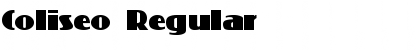 Download Coliseo Regular Font Title Preview