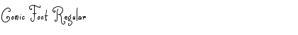 Download Comic Font Regular Font Title Preview