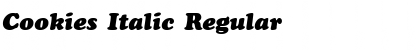 Download Cookies Italic Regular Font Title Preview