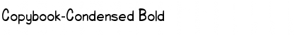 Download Copybook-Condensed Bold Font Title Preview