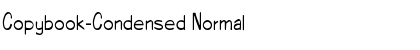 Download Copybook-Condensed Normal Font Title Preview