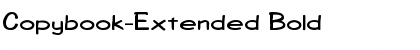 Download Copybook-Extended Bold Font Title Preview