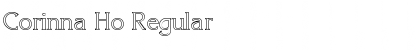 Download Corinna Ho Regular Font Title Preview