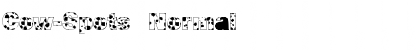 Download Cow-Spots Normal Font Title Preview