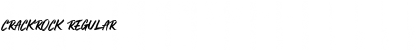 Download CRACKROCK Regular Font Title Preview