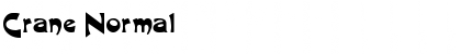Download Crane Normal Font Title Preview