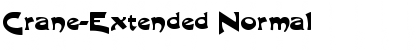 Download Crane-Extended Normal Font Title Preview