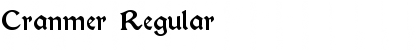 Download Cranmer Regular Font Title Preview