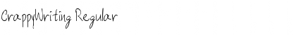 Download CrappyWriting Regular Font Title Preview