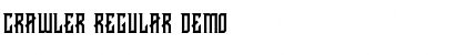 Download CRAWLER Regular DEMO Font Title Preview