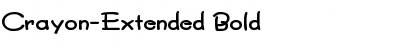 Download Crayon-Extended Bold Font Title Preview