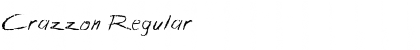 Download Crazzon Regular Font Title Preview