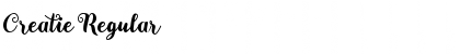 Download Creatie Regular Font Title Preview