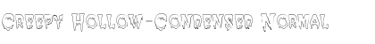 Download Creepy Hollow-Condensed Normal Font Title Preview