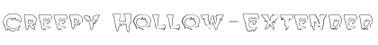 Download Creepy Hollow-Extended Normal Font Title Preview