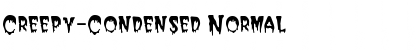 Download Creepy-Condensed Normal Font Title Preview