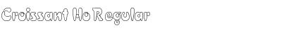 Download Croissant Ho Regular Font Title Preview