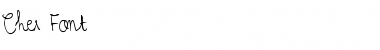 Download Cher Font Hand Font Title Preview
