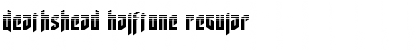 Download Deathshead Halftone Regular Font Title Preview