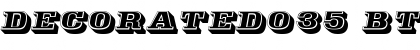 Download Decorated035 BT Regular Font Title Preview