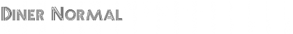 Download Diner Normal Font Title Preview