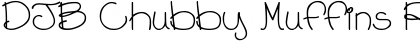 Download DJB Chubby Muffins Regular Font Title Preview