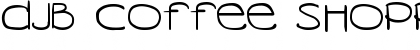 Download DJB COFFEE SHOPPE VENTI Regular Font Title Preview