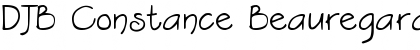 Download DJB Constance Beauregard Regular Font Title Preview