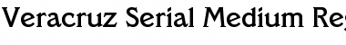 Download Veracruz-Serial-Medium Regular Font