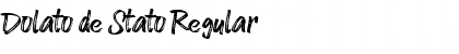 Download Dolato de Stato Regular Font Title Preview