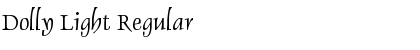 Download Dolly Light Regular Font Title Preview