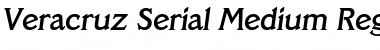 Download Veracruz-Serial-Medium RegularItalic Font