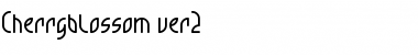 Download Cherryblossom ver2 Font Title Preview