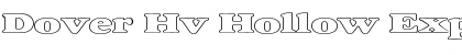 Download Dover Hvy Hollow Exp Regular Font Title Preview