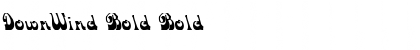 Download DownWind Bold Bold Font Title Preview