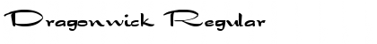 Download Dragonwick Regular Font Title Preview