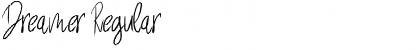 Download Dreamer Regular Font Title Preview