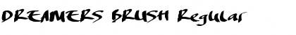 Download DREAMERS BRUSH Regular Font Title Preview