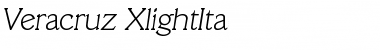Download Veracruz-XlightIta Regular Font Title Preview