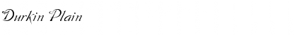 Download Durkin Plain Font Title Preview