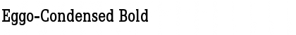 Download Eggo-Condensed Bold Font