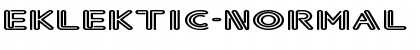 Download Eklektic-Normal Ex Regular Font Title Preview