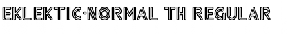 Download Eklektic-Normal Th Regular Font Title Preview