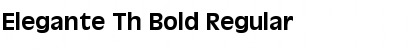 Download Elegante Th Bold Regular Font Title Preview