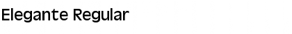 Download Elegante Regular Font Title Preview