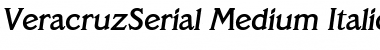 Download VeracruzSerial-Medium Italic Font