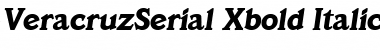 Download VeracruzSerial-Xbold Italic Font