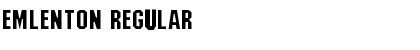 Download Emlenton Regular Font Title Preview