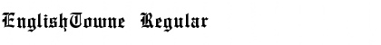 Download EnglishTowne Regular Font Title Preview